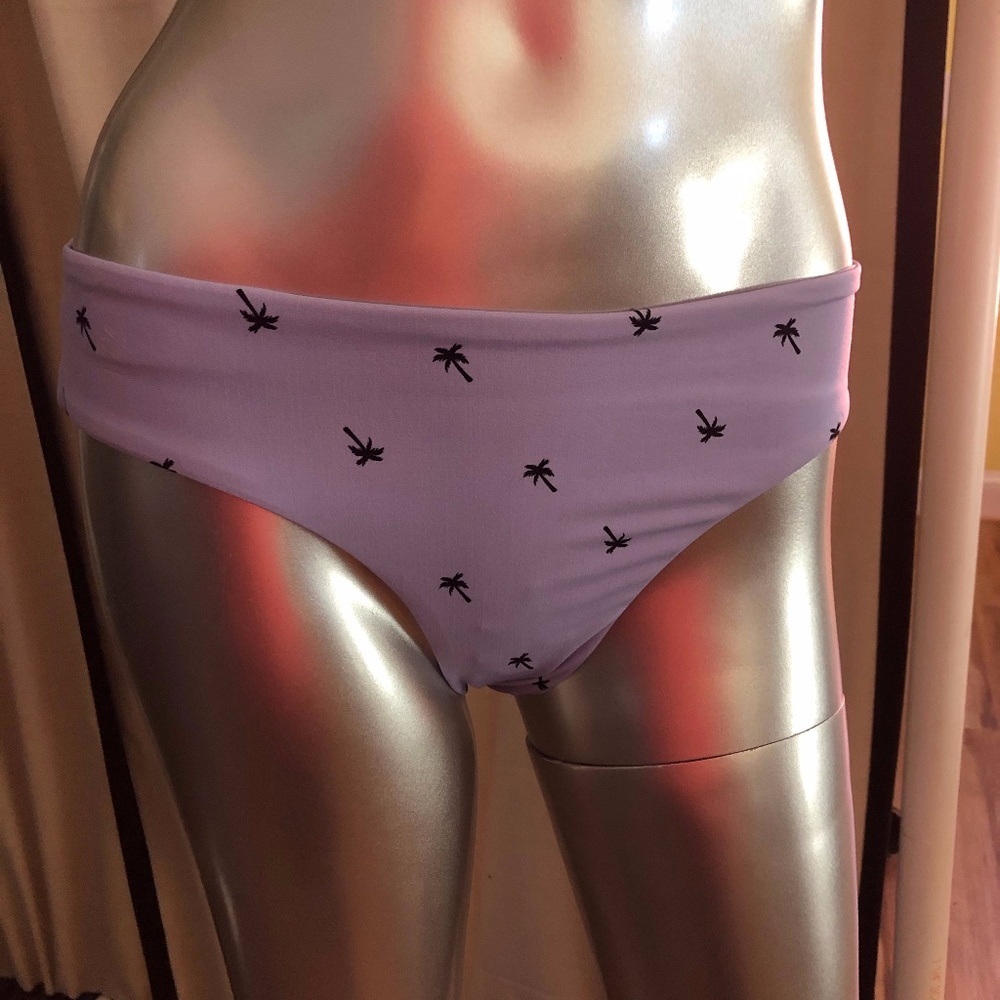 NWT Splendid Light Blue and Navy Swim Bottoms